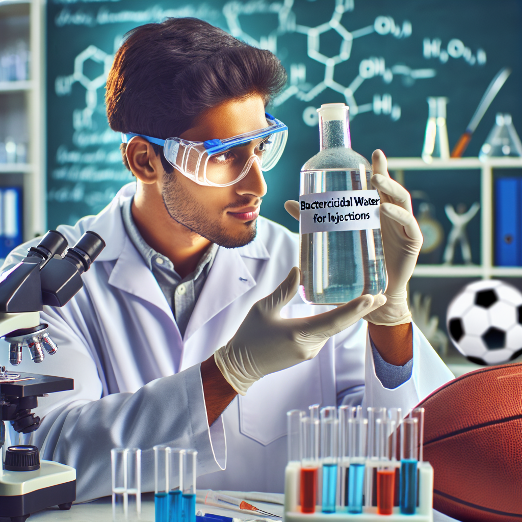 Acqua battericida per iniezioni: un nuovo approccio alla farmacologia sportiva