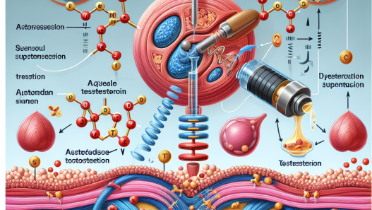 Il meccanismo d'azione della sospensione acquosa di testosterone nel tessuto muscolare